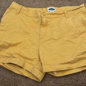 Yellow girl shorts